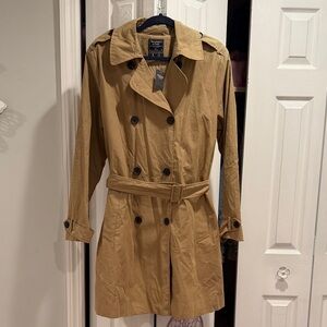Abercrombie Women's Tan Trench Coat